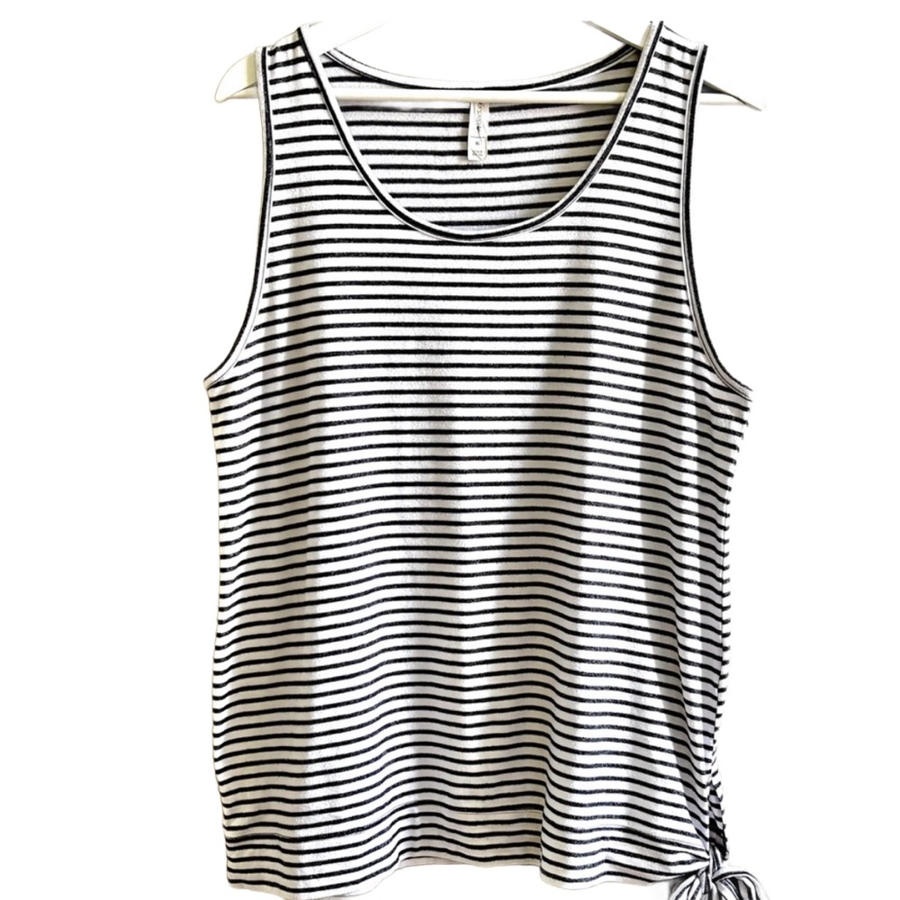 Ideology | Sleeveless Athletic Crew Neck Tank Top SideTie XL